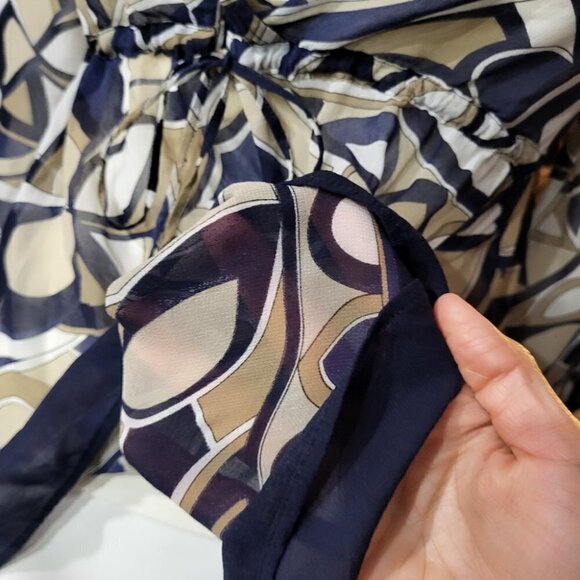 MICHAEL KORS - Deep V-neck Blouses - Picture 5 of 11